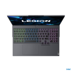 Lenovo Legion 5i Pro - Storm Grey - Top view. (Image Source: Lenovo)