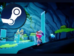 Mika and the Witch&#039;s Mountain left Early Access on January 22 and is number 1 in the &quot;New and Trending&quot; section of the Steam charts. (Image source: Steam)