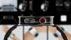 The wrist (1) unofficial concept render seems like the sort of thing that Carl Pei's Nothing company would come up with. (Image source: Gian Luigi Singh - edited)