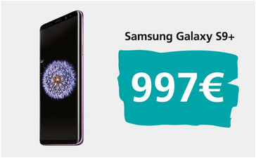 Samsung Galaxy S9+. (Source: @evleaks)