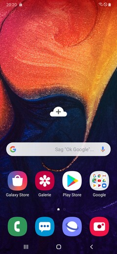 Default home screen