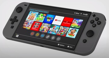 Switch 2 concept with narrow bezels. (Image source: ZONEofTECH)