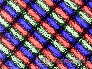 Display suffers from a grainy matte overlay