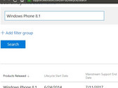Windows Phone 8.1 support details official page shows mainstream support ending July 11, 2017