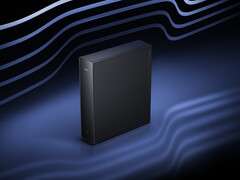 The BE7200 Pro costs around $176 in China. Pictured: a promo picture showing the front and side of the router.