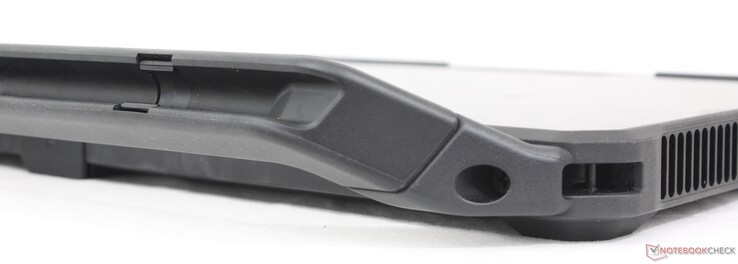 Top: Removable stylus holder and handle bar