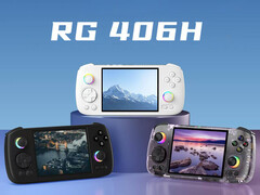 The RG406H can be purchased with or without MicroSD cards. (Image source: Anbernic)