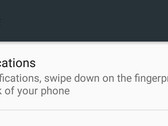 You can now swipe your fingerprint to access your notifications on the Nexus 6P. (Source: Android Central)