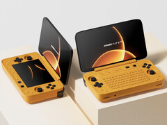 Ayaneo offers the Flip 1S DS and KB in more colour options than the yellow finishes shown here. (Image source: Ayaneo)