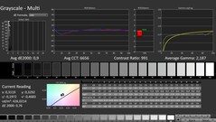 CalMAN: Grayscale (calibrated)