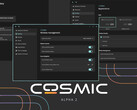 The System76 Cosmic Alpha 2 update introduced a ton of usability and customisation changes to the fledgling desktop environment. (Image source: System76 - edited)