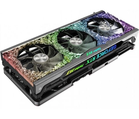 The EMTEK GeForce RTX 3090 24GB XENON TURBOJET OC has a 410 W TDP. (Image source: EMTEK via Videocardz)