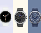 Samsung's three upcoming Galaxy Watch releases pictured side-by-side. (Image source: via Evan Blass - edited)