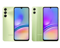 The Galaxy A05s and Galaxy A05, from left to right. (Image source: Samsung)
