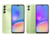 The Galaxy A05s and Galaxy A05, from left to right. (Image source: Samsung)