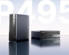 The image shows the minisforum MS-S1 mini PC that is just 3.5 L in volume and features the highest in Gorgon Halo APU 