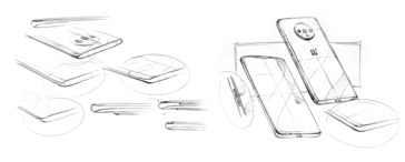 OnePlus 7T design sketch. (Source: OnePlus)