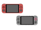 Various Powkiddy RGB50 colour concepts have been shown so far, including these translucent and red options. (Image source: James Dewitz - edited)