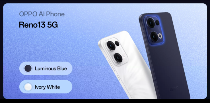 The Global Editions of the Reno 13 Pro and 13 come in 2 color options each. (Source: Oppo via Flipkart)