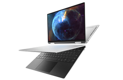 Dell&#039;s XPS 13 7390 2-in-1 offers a display with 500-nit brightness. (Image source: Dell)