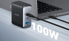 The Anker 736 charger output capacities : USB-C 1 (100W Max) / USB-C 2 (100W Max) / USB-A (22.5W Max) (Image source: Anker/Amazon)