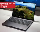 The Apple MacBook Pro 14 with Apple M3 Pro 11-core CPU has been discounted by 25% on Amazon. (Image source: Andreas Osthoff / Notebookcheck - edited)