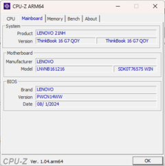 CPU-Z Mainboard