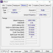 CPU-Z - Memory