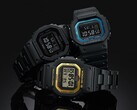 The upcoming Casio GW-BX5600 is very likely to include carbon fiber components. [Pictured, the GW-B5600BC series watches.] (Image source:Casio)