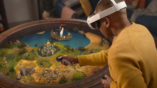 Civilization VII - VR will be available to play in VR and mixed reality mode. (Image source: 2K Games)