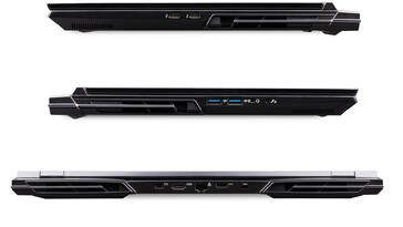 Connectivity ports (Image source: Maingear)