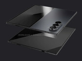 The difference in size between the Galaxy Z Fold6 and Galaxy Z Fold7 should be instantly noticeable. (Image source: OnLeaks & Android Headlines)