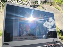 Outdoors under sunlight