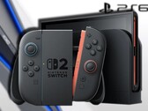 Nintendo apparently wants the Switch 2 to be far ahead of the PS6 in units shipped. (Image source: Nintendo/Tech Blood - edited)