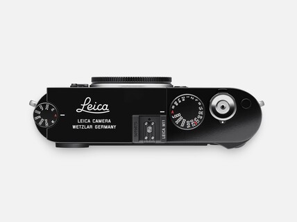The regular glossy black Leica M11 for comparison (Image source: Leica)