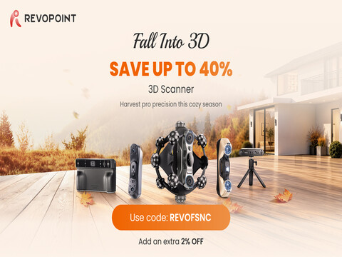 3D scanners are up to 40% off.