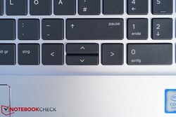 The ProBook 450 G6 has half-sized up and down arrow keys