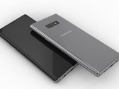 The new leak reveals the back of the Note 9, which gets a repositioned fingerprint sensor. (Source: 91Mobiles)