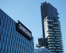 Samsung says that their new tech has been developed in partnership with Medical AI. Pictured - Samsung's logo on a building. (Image source: Babak Habibi on Unsplash)