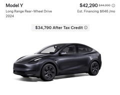Tesla now offers inventory Model Y for under $35,000 (Image source: Tesla)