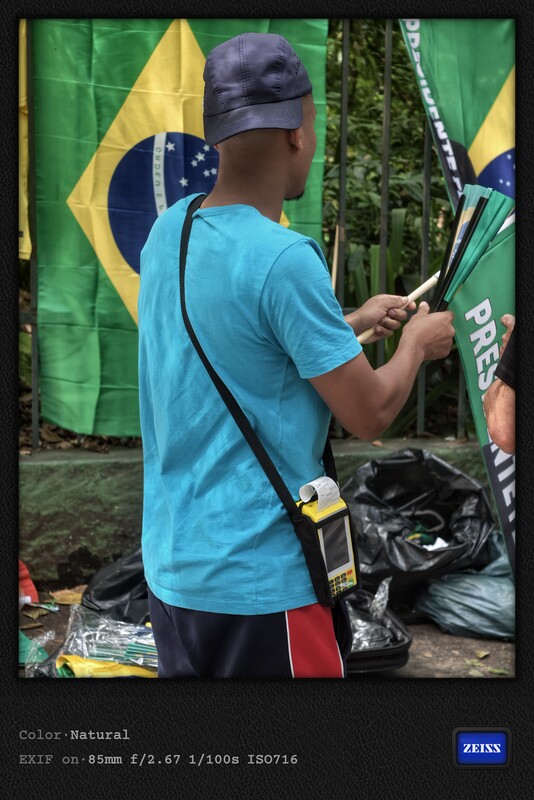 Even street vendors don`t leave home without one in Brazil: a Pix terminal.