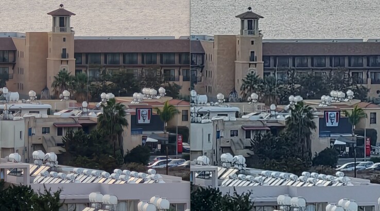 Left: Vivo X300 Pro 85 mm 200 MP magnification. Right: Vivo X300 Pro 85 mm 12 MP magnification.