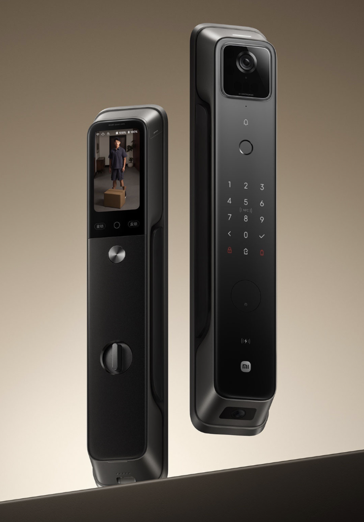 The Xiaomi Smart Door Lock 4 Pro Dual Camera Edition. (Image source: Xiaomi)
