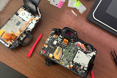 Some brave Canon EOS R5 and R6 owners have taken it upon themselves to fix their loose hot shoe mounts the old-fashioned way. (Image source: @parkers_tiger on Twitter)