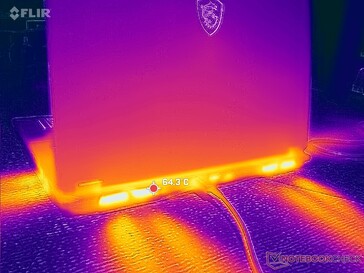 Exhaust via the rear and sides