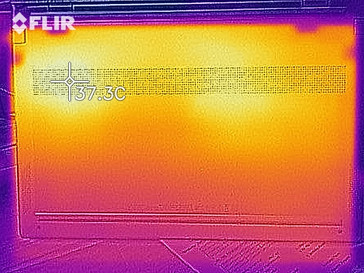 Heat development bottom (while idling)