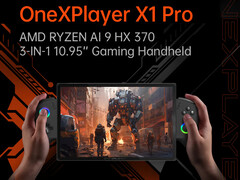 The OneXPlayer X1 Pro is an over-sized gaming handheld. (Image source: One-Netbook)