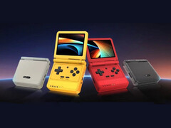 The Powkiddy V90S will arrive at a ripe time for clamshell gaming handhelds. (Image source: Powkiddy - edited)