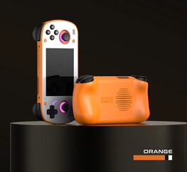 Retroid's official orange design for the Pocket Mini. (Image source: Retroid)