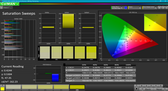 Saturation sweeps (pre-calibration)